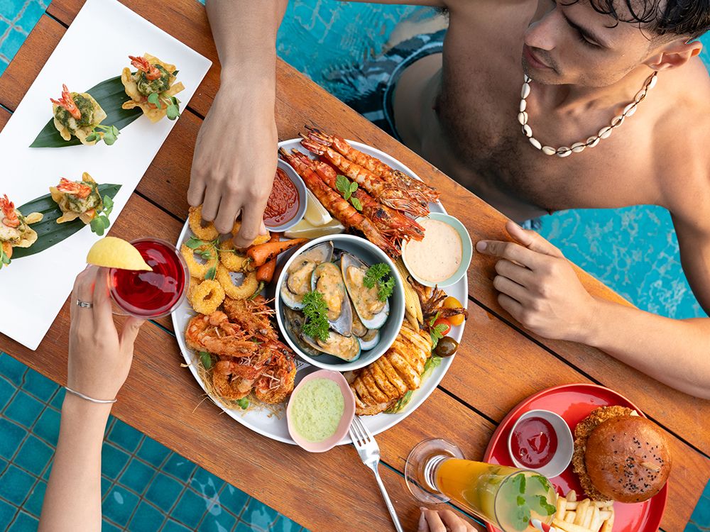 Blush Menu: Seafood & sparkling wine for sun-kissed days